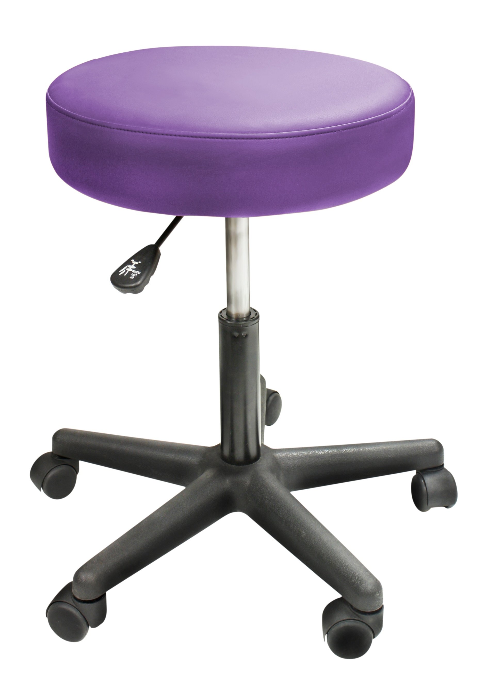 Solutions Rolling stool without back purple