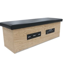 att-300 wood roller massage table