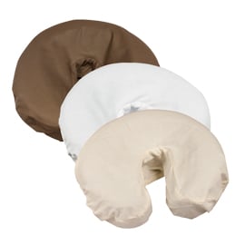premium blend poly and cotton face rest covers