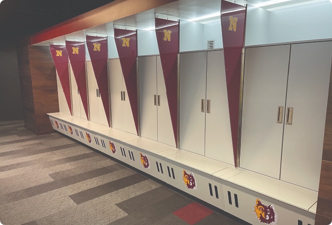 locker room